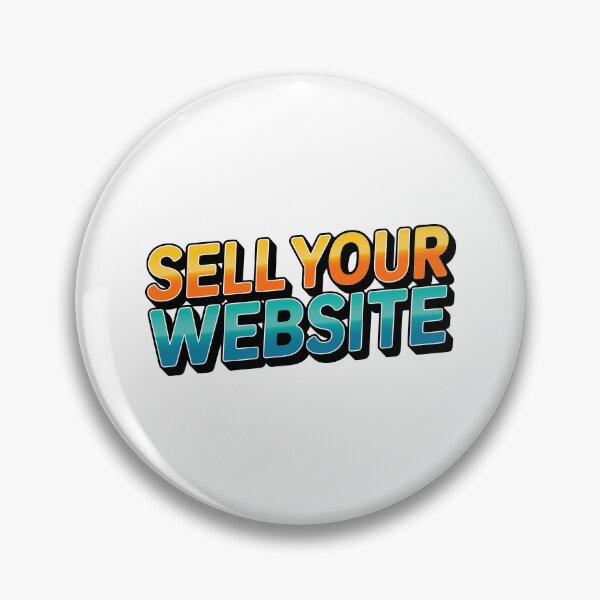 Item preview, Sell Your Website Bold Colorful Layered Tech Success Sticker designed and sold by PixelWaveBD.