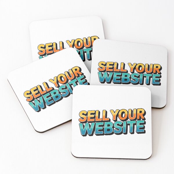 Item preview, Sell Your Website Bold Colorful Layered Tech Success Sticker designed and sold by PixelWaveBD.
