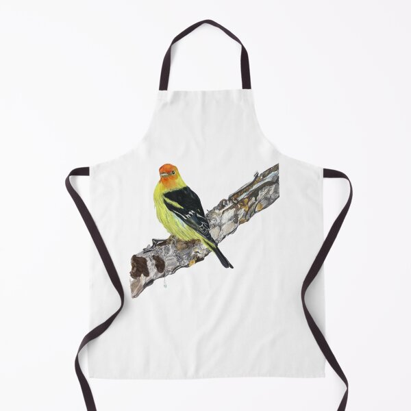 Item preview, Alight Western Tanager Colored Pencil Drawing designed and sold by Heather Barker.
