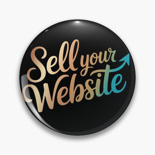 Item preview, Sell Your Website Gradient Script Growth Arrow Tech Sticker designed and sold by PixelWaveBD.