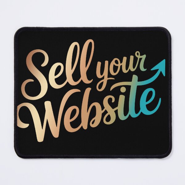 Item preview, Sell Your Website Gradient Script Growth Arrow Tech Sticker designed and sold by PixelWaveBD.