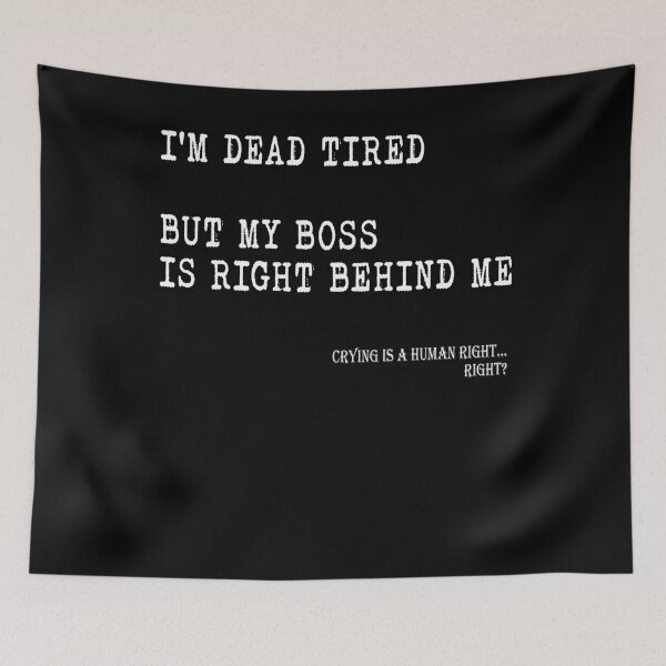Item preview, My Boss is Behind Me Tee - Funny Shirt designed and sold by MaitahArt.