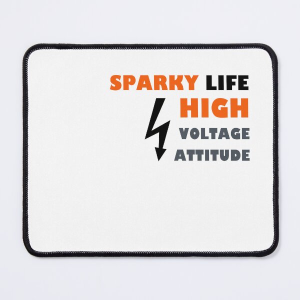 Item preview, Sparky Life High Voltage Attitude - Funny Electrician & Apprentice Gift T-Shirt designed and sold by Dimu Co..
