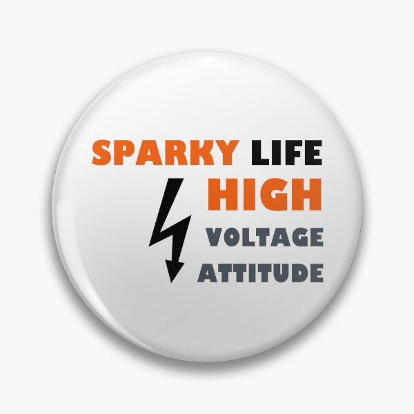 Item preview, Sparky Life High Voltage Attitude - Funny Electrician & Apprentice Gift T-Shirt designed and sold by Dimu Co..