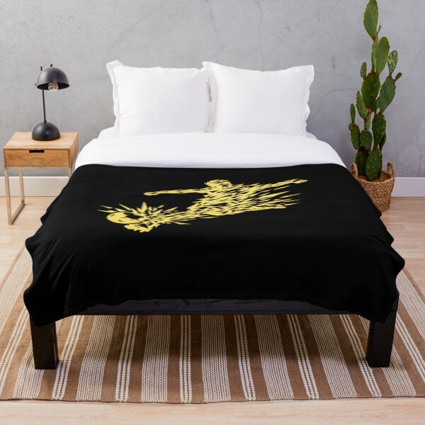 Item preview, Geometry Soccer Player Kick – Abstract Fragmented Football Design (Gold Streetwear Style) designed and sold by JonelCrafts.