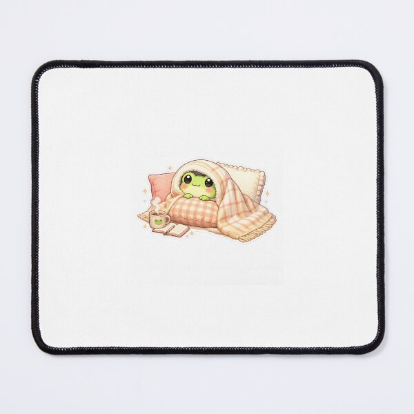 Item preview, Cute Introverted Frog Under the Blanket | Cute Cozy Frog Sticker designed and sold by AidaAviles.