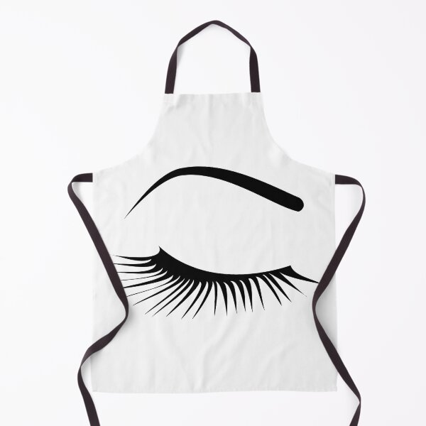 Item preview, Closed Eyelashes Right Eye Long Lashes Black Brow Art designed and sold by Lainey1978.