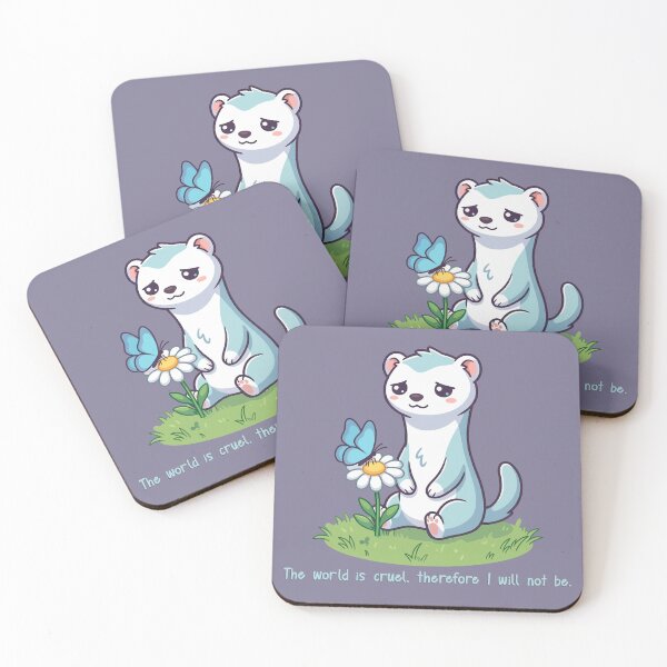 Item preview, The Gentle Ferret: A Promise in a Cruel World designed and sold by Tiny-roar-studio.