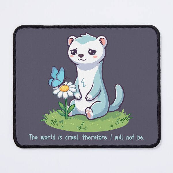 Item preview, The Gentle Ferret: A Promise in a Cruel World designed and sold by Tiny-roar-studio.