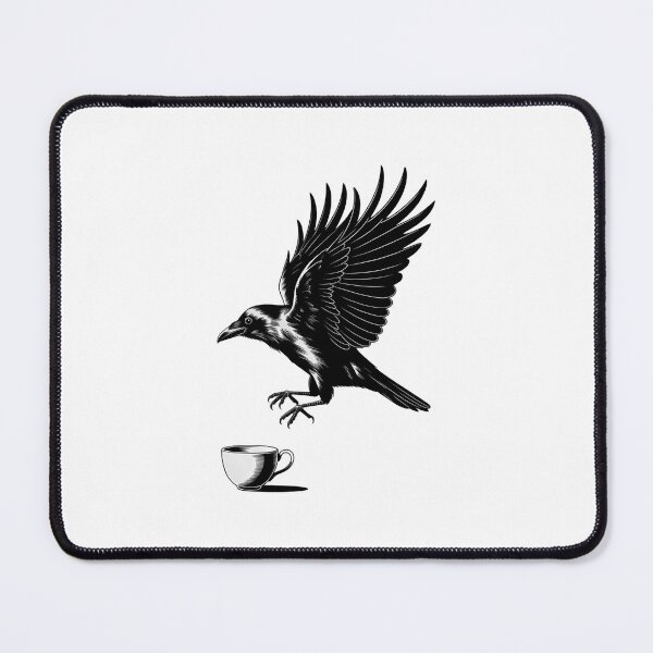 Item preview, Raven Bird Crow Tattoo designed and sold by papertaless.