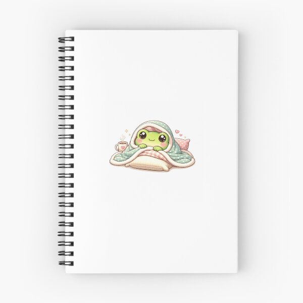 Item preview, Cute Introverted Frog Under the Blanket | Cute Cozy Frog Sticker designed and sold by AidaAviles.