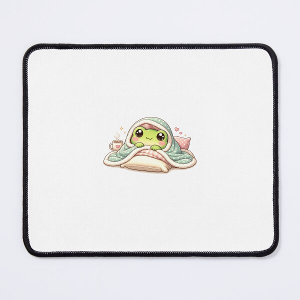Item preview, Cute Introverted Frog Under the Blanket | Cute Cozy Frog Sticker designed and sold by AidaAviles.