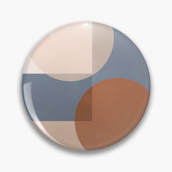 Item preview, Abstract Geometric Art Poster with Circles and Soft Colors designed and sold by FestivityFinds.
