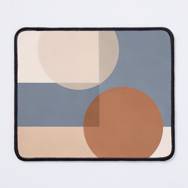 Item preview, Abstract Geometric Art Poster with Circles and Soft Colors designed and sold by FestivityFinds.