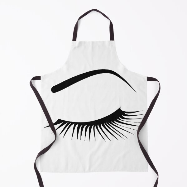 Item preview, Closed Eyelashes Left Eye Long Lashes Black Brow Art designed and sold by Lainey1978.