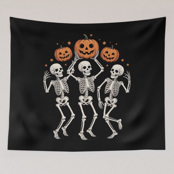 Item preview, Pumpkin Skeleton Halloween designed and sold by papertaless.