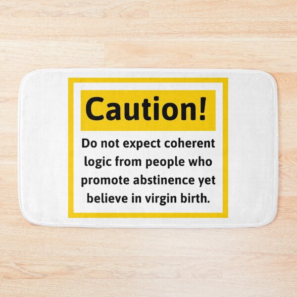 Item preview, Humorous caution sign for skeptics  designed and sold by Rachel the Artist .