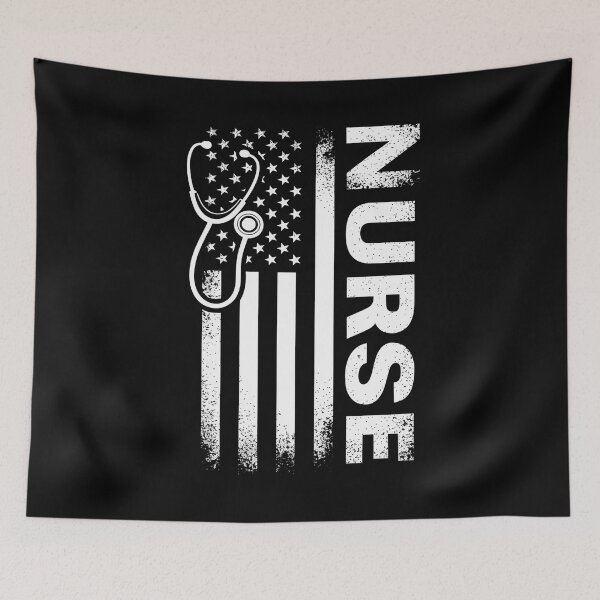 Item preview, American Flag Nurse Day Idea Nurses Life designed and sold by Rrettgison.