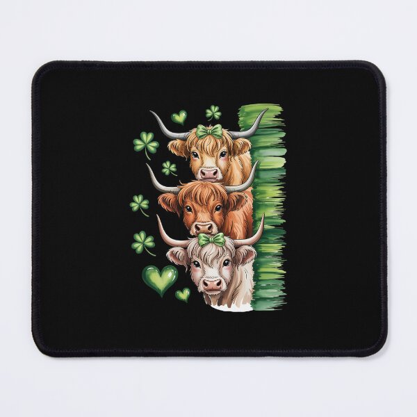 Item preview, Coquette St Patty's Day Highland Cow St. Patrick's Day designed and sold by Rrettgison.