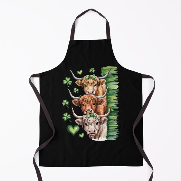 Item preview, Coquette St Patty's Day Highland Cow St. Patrick's Day designed and sold by Rrettgison.
