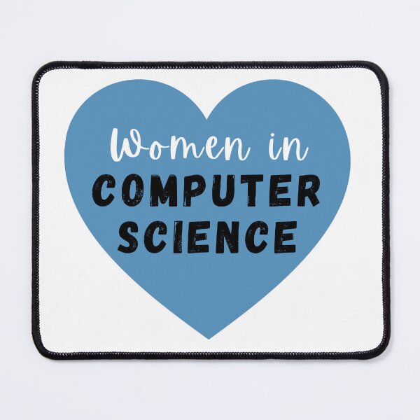 Item preview, Women in Computer Science Heart - Blue designed and sold by MajorsMerch.