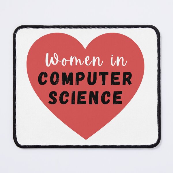 Item preview, Women in Computer Science Heart - Red designed and sold by MajorsMerch.