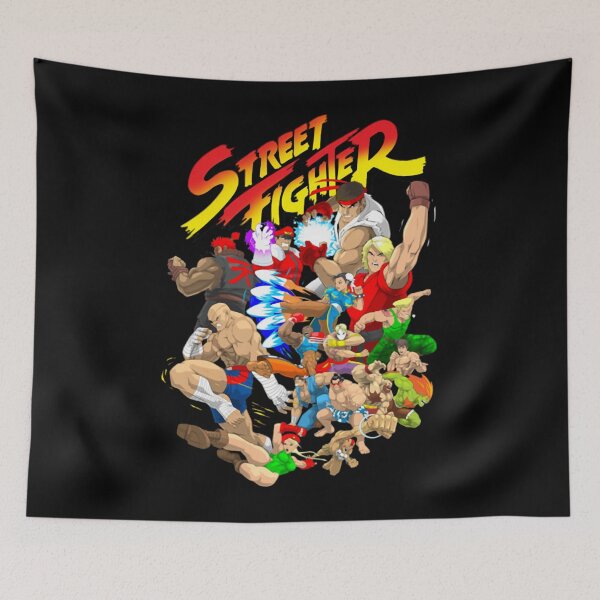 Item preview, Super Street Fighter World Warriors T-Shirt designed and sold by tinessdeksy2.