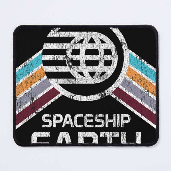 Item preview, Spaceship Earth Logo In Vintage Distressed Retro Style designed and sold by luisjaraysi4.