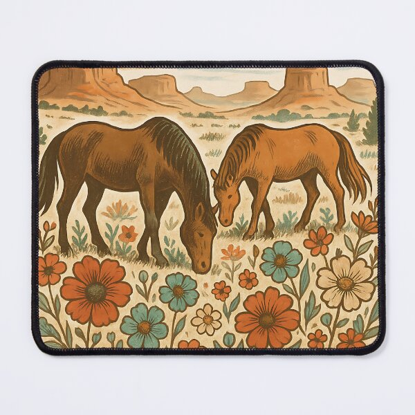 Item preview, Wild flowers and wild horses designed and sold by EliteShadow.