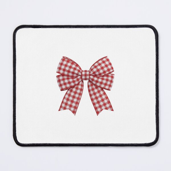 Item preview, Red Gingham Pattern Bow  designed and sold by unique0703.