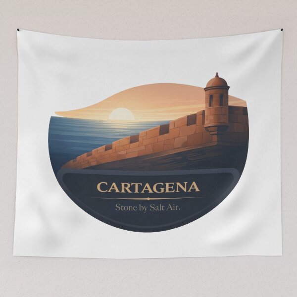 Item preview, Cartagena Walls Meet Salt Air designed and sold by EdvvinStudios.