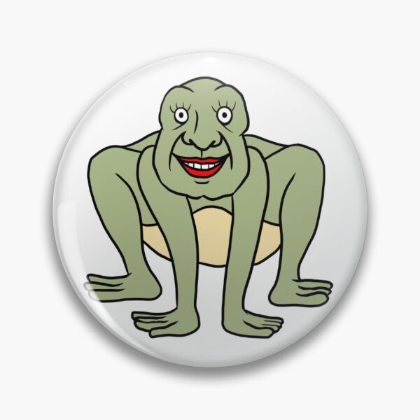 Item preview, Cursed Frog – Weird Creepy Meme Art designed and sold by EchoWave11.