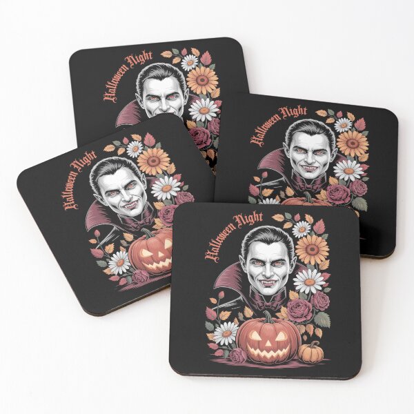 Item preview, Haunted Vampire Autumn Blooms Gothic Pumpkin Spooky Scary designed and sold by Formatage.