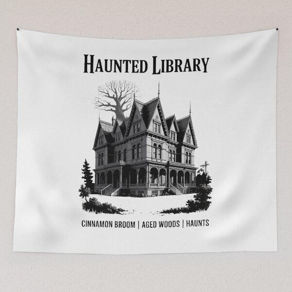 Item preview, Haunted Library Soy candle,spooky candle, halloween candle, halloween decor designed and sold by Formatage.