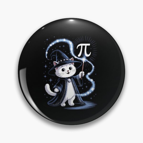 Item preview, Pi Day Math Symbol Teacher Student Cat Wizard designed and sold by Formatage.