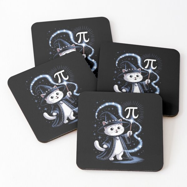 Item preview, Pi Day Math Symbol Teacher Student Cat Wizard designed and sold by Formatage.