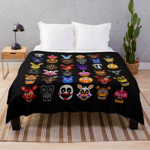 Item preview, FNAF pixel art collage T-Shirt designed and sold by tinessdeksy2.