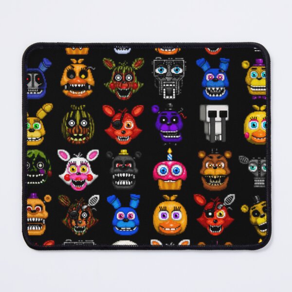 Item preview, FNAF pixel art collage T-Shirt designed and sold by tinessdeksy2.