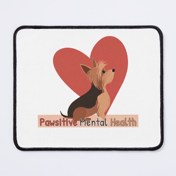 Item preview, Pawsitive Mental Health - Positive Pet Lover Gift for Dog Cat Owners T-Shirt designed and sold by DragonClaw ⭐⭐⭐⭐⭐.