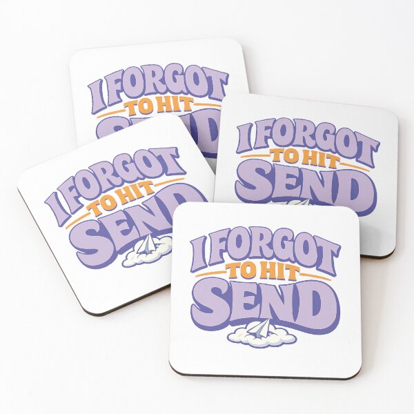 Item preview, I Forgot To Hit Send | Relatable ADHD Quote – Funny Office Gift for Remote Workers – Retro Purple Graphic designed and sold by avinigav.