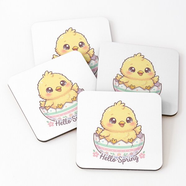 Item preview, Cute Baby Chick in Egg Kawaii Easter Sticker | Pastel Spring Chick | Adorable Easter Bunny Alternative Gift designed and sold by pixelandpalette.