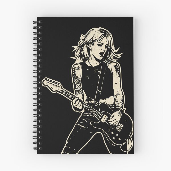 Item preview, Punk Guitar Girl T-Shirt | Rock Music Graphic Tee for Musicians & Alternative Style designed and sold by Lempo Studio.