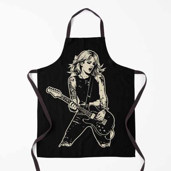 Item preview, Punk Guitar Girl T-Shirt | Rock Music Graphic Tee for Musicians & Alternative Style designed and sold by Lempo Studio.