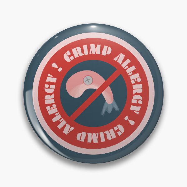 Item preview, Crimp Allergy Alert designed and sold by Hannah Salamone.