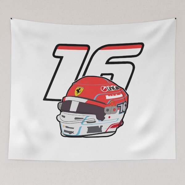 Item preview, Charles Leclerc CL16 helmet designed and sold by Encared.