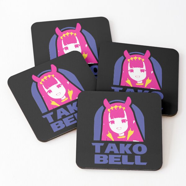 Aperçu de l'œuvre  Hololive En Ina Tako Bell Logo Parodie créée et vendue par cute-zone.