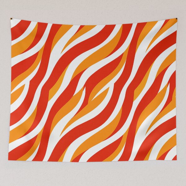 Item preview, Peppermint Angelfish Candy Stripe Reef Pattern designed and sold by WildlifeInc.