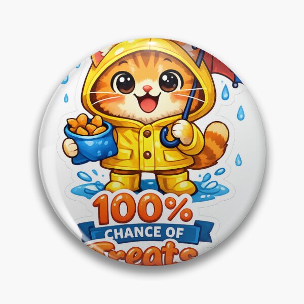Item preview, 100% chance of treats  designed and sold by around.the.globe.wx.cats.