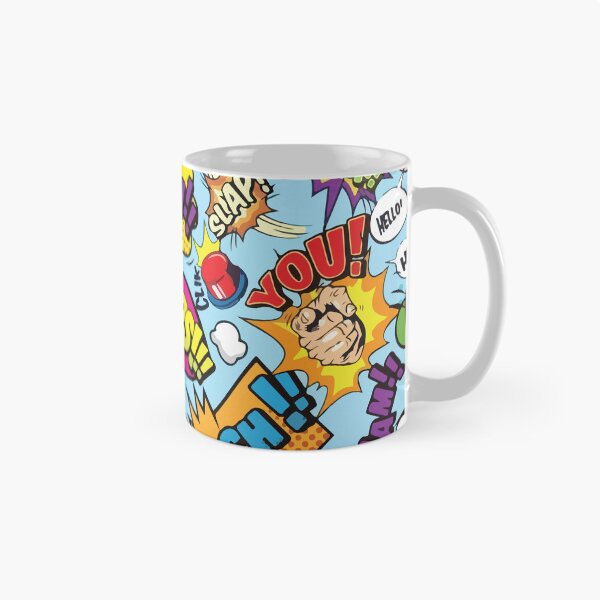 Item preview, Retro Comic Book Action Pattern designed and sold by BrownHorse90s.