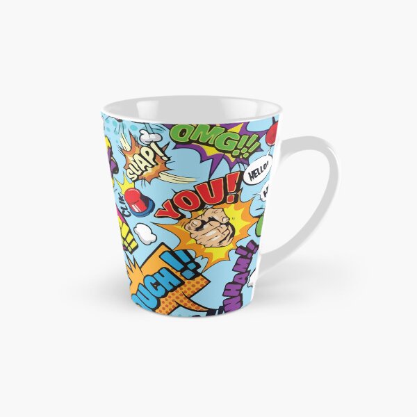 Item preview, Retro Comic Book Action Pattern designed and sold by BrownHorse90s.